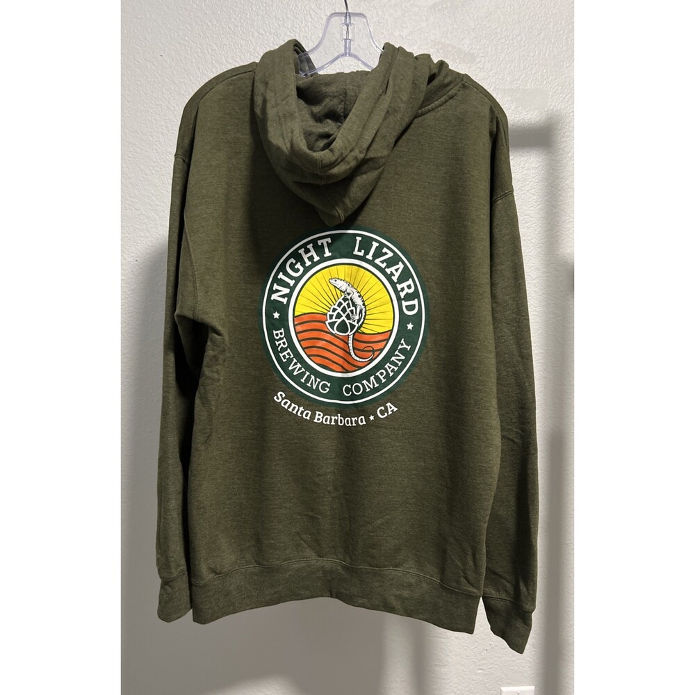 Night Lizard Brewing Company Sweatshirt Soft Large Santa Barbara Cali